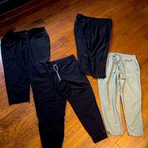 Lot of 4 Gap athletic joggers size xl.